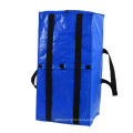 Foldable PE Extra Large Heavy Duty Storage Bag Moving Waterproof Moisture-proof Storage Bags With Reinforced Zippers